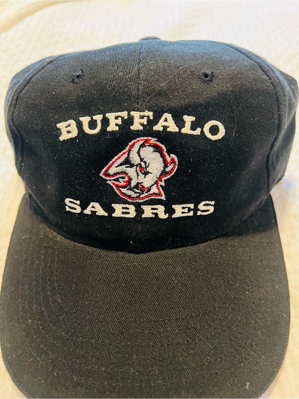 Buffalo Sabres Black Embroidered Logo Cap by